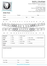 MJS Dental Order Form